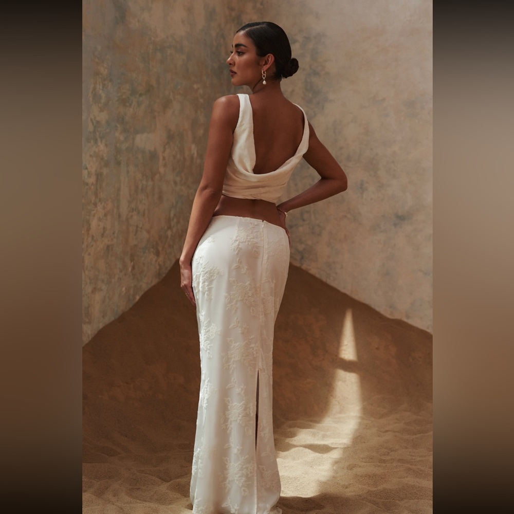 Mona Burnout Velvet Maxi Set